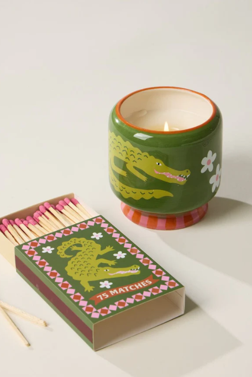 PADDYWAX - Adopo 'Crocodile' Pink, 75 Σπίρτα ασφαλείας