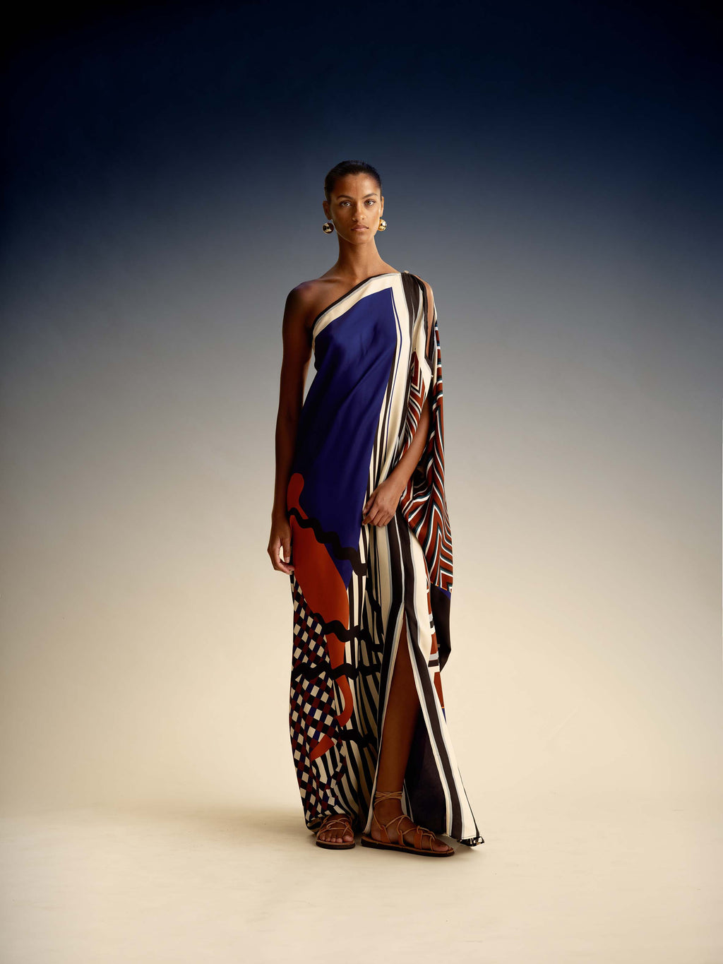 Kallas dress in Silk/Viscose