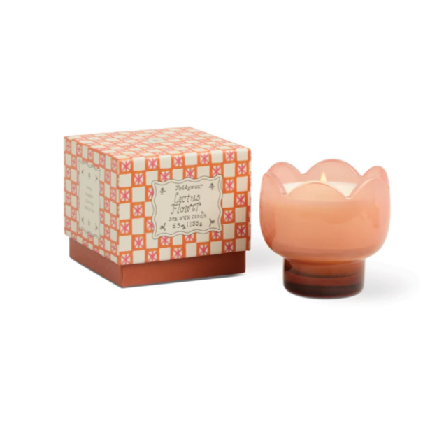 PADDYWAX - Cactus Flower, Tulip κερί σόγιας σε γυάλινο δοχείο (155gr)