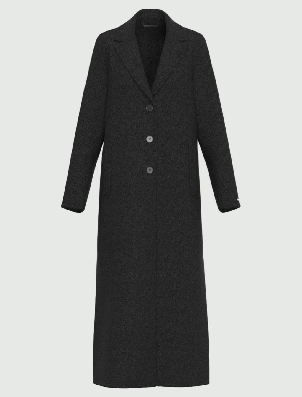 EMME MARELLA Long coat in double-sided fabric