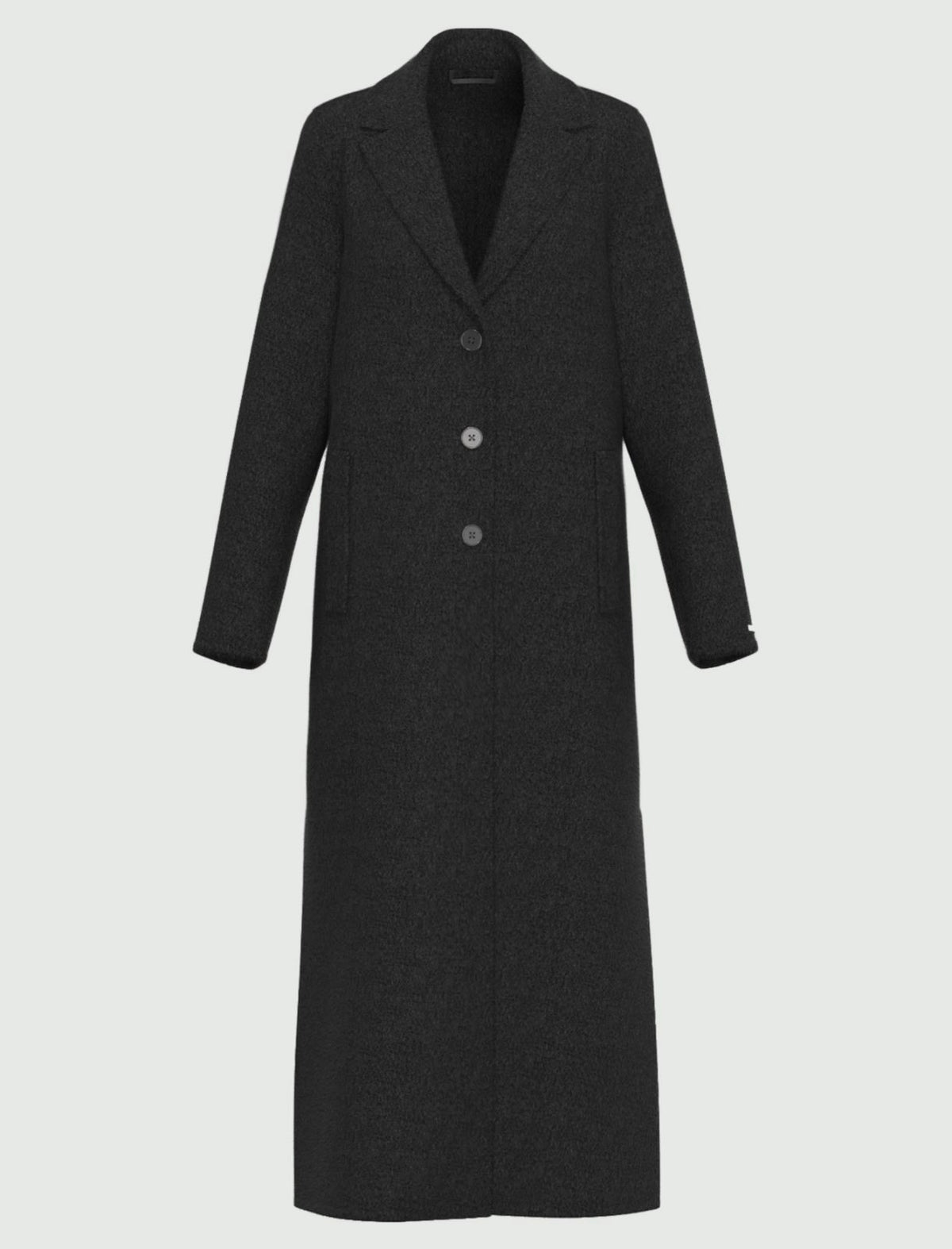 EMME MARELLA Long coat in double-sided fabric