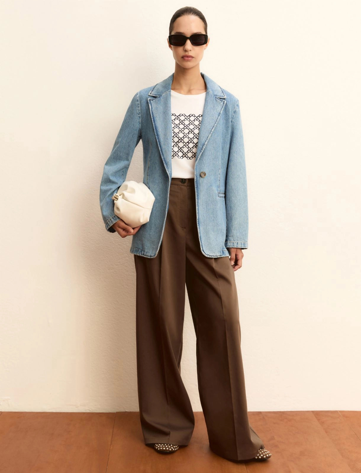 EMME MARELLA Denim blazer