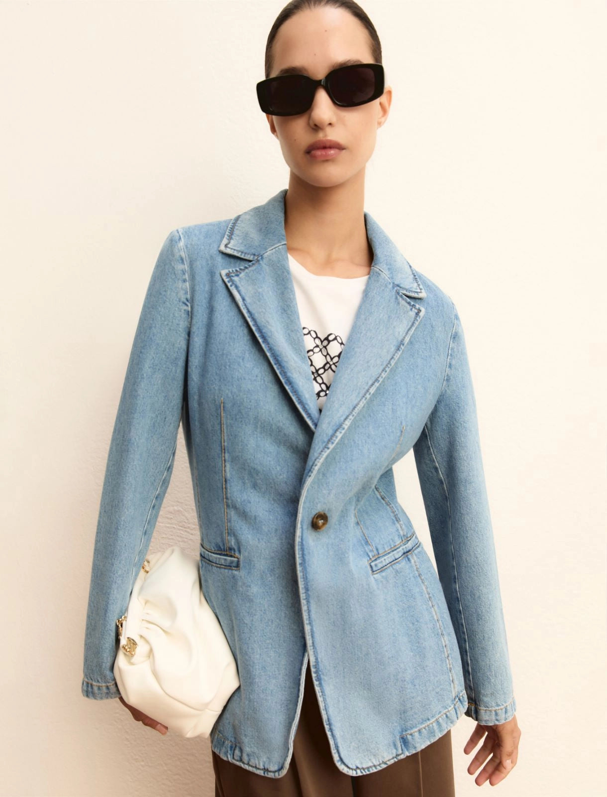 EMME MARELLA Denim blazer