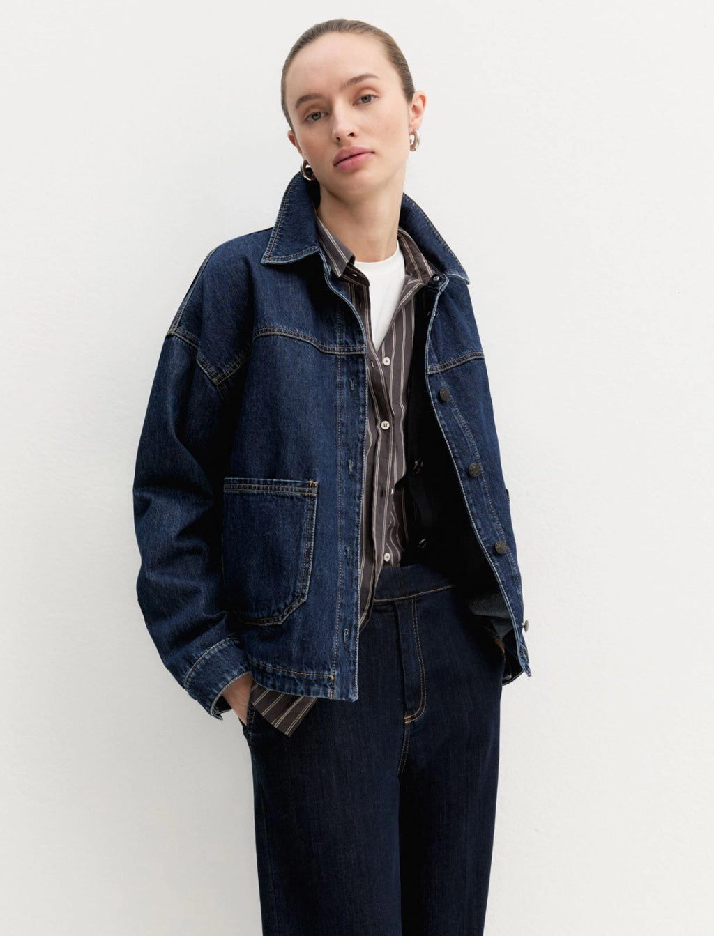 EMME MARELLA Denim jacket - BLUE JEANS