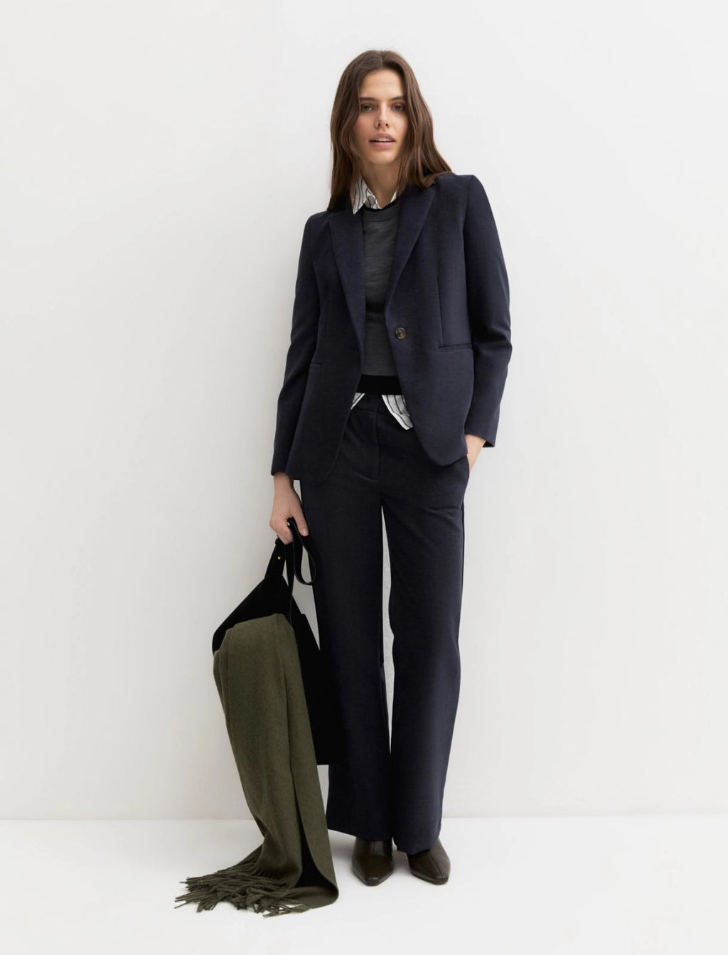 EMME MARELLA  Stretch chenille blazer
