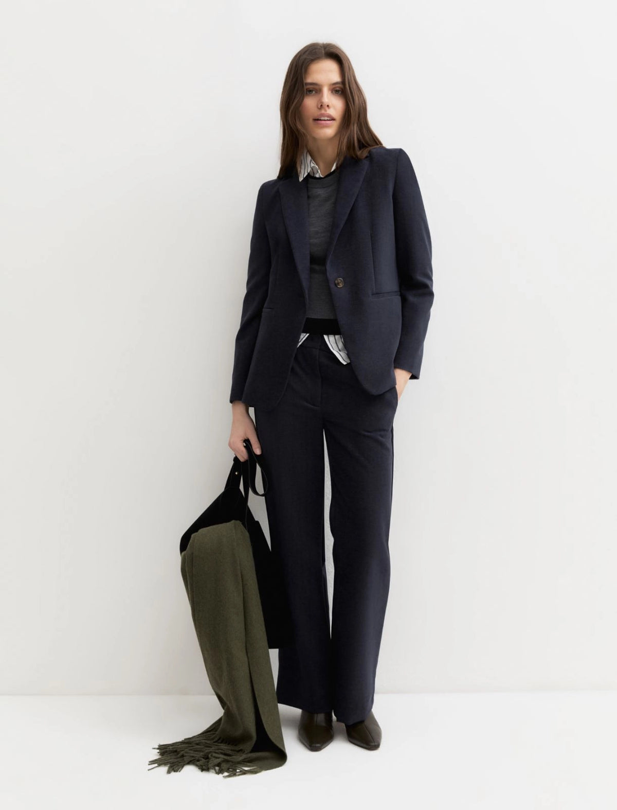 EMME MARELLA  Stretch chenille blazer