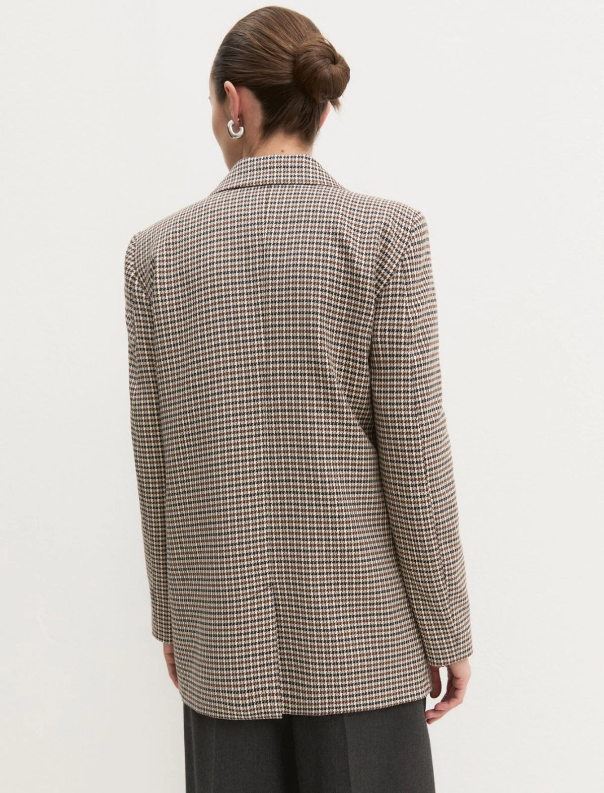EMME MARELLA Straight blazer in stretch fabric
