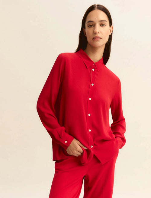 EMME MARELLA Silk-blend shirt
