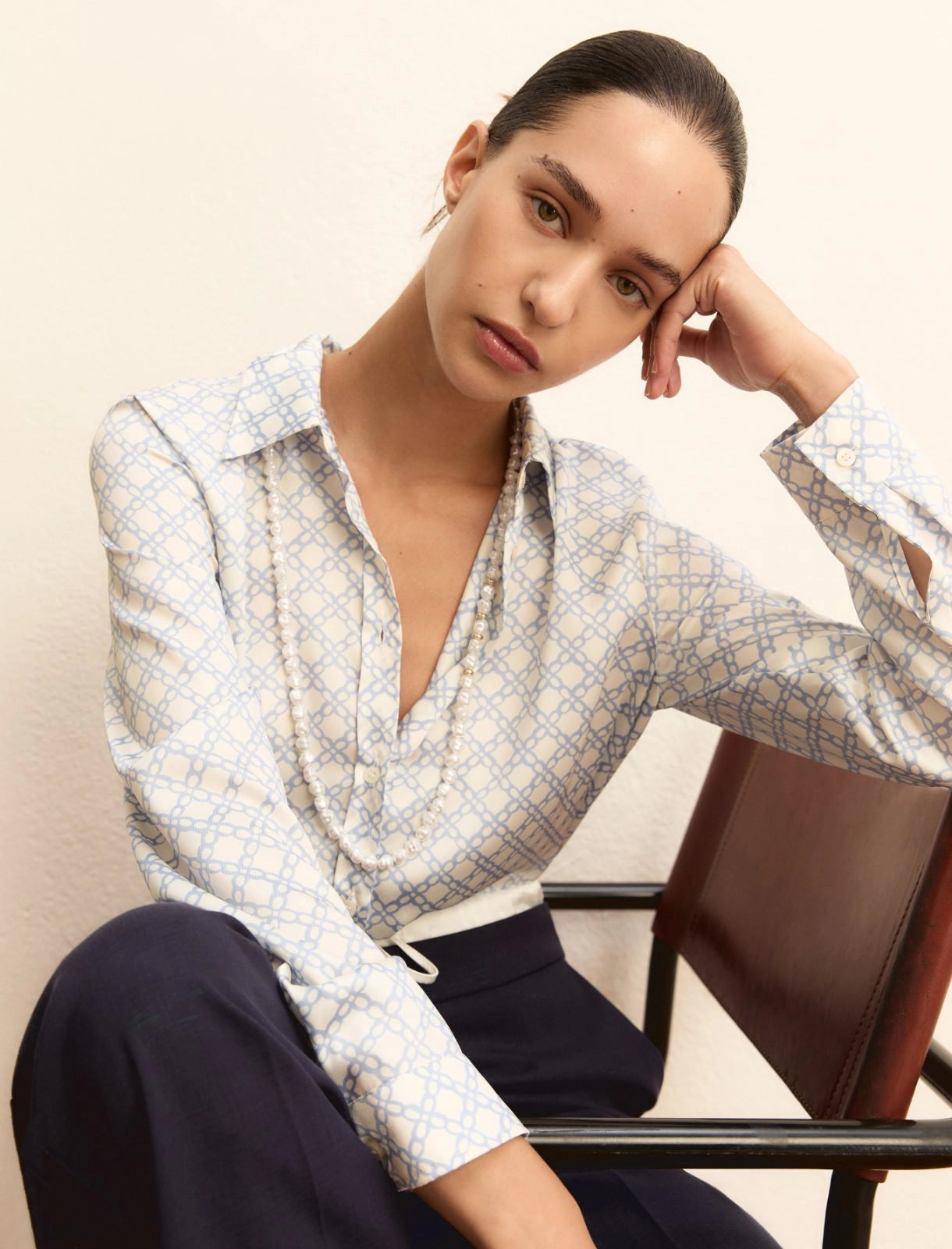 Twill shirt - LIGHT BLUE