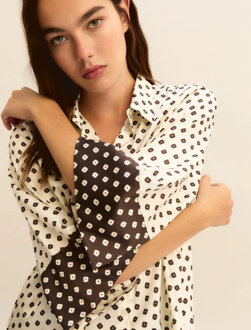 EMME MARELLA Printed twill shirt