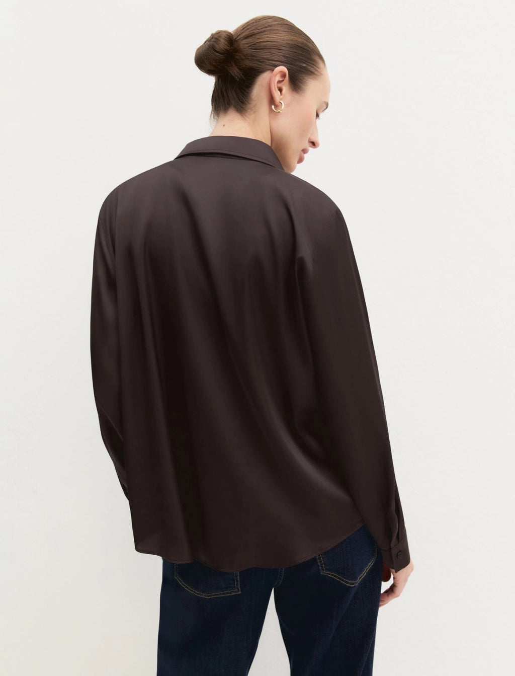 EMME MARELLA Stretch satin shirt