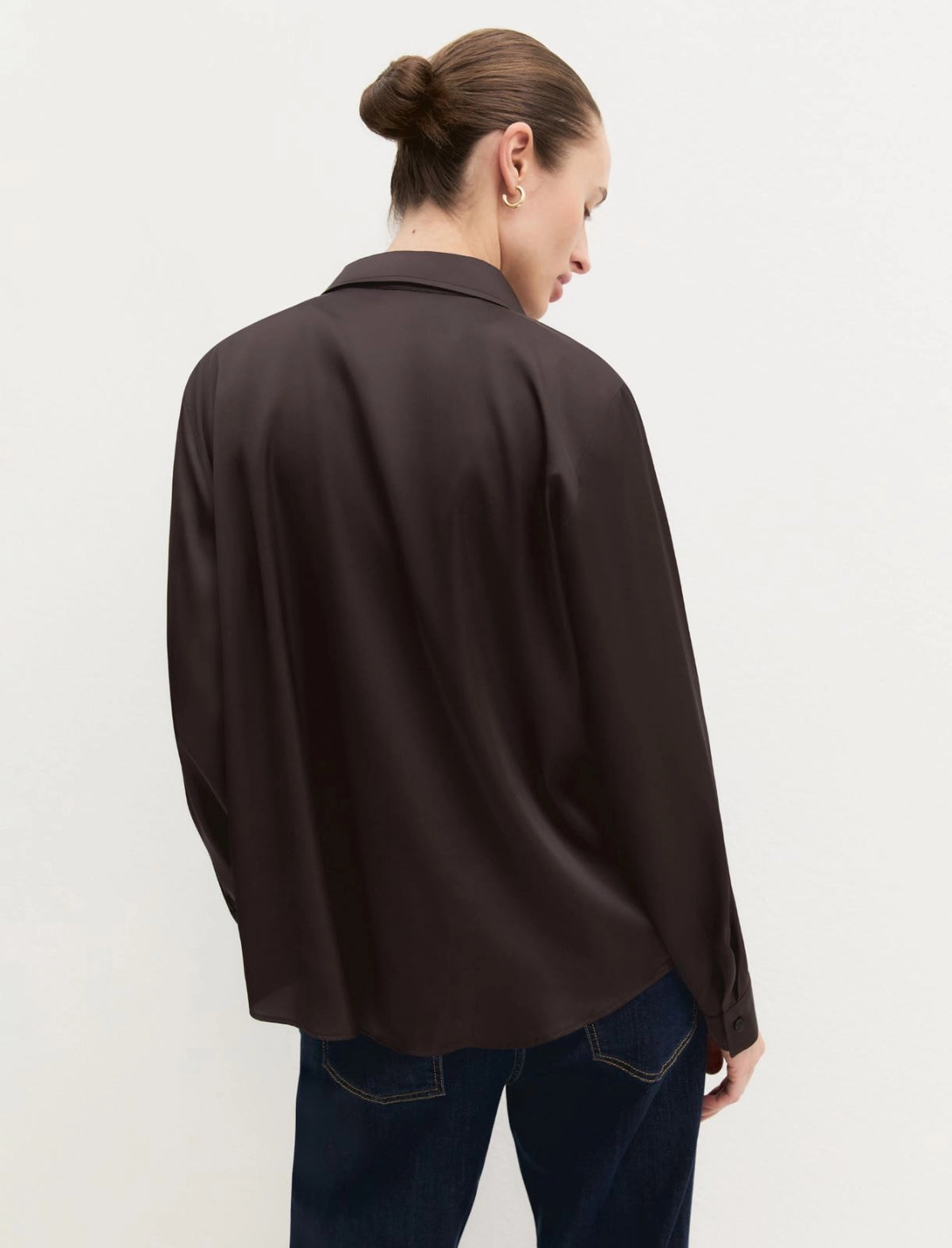 EMME MARELLA Stretch satin shirt