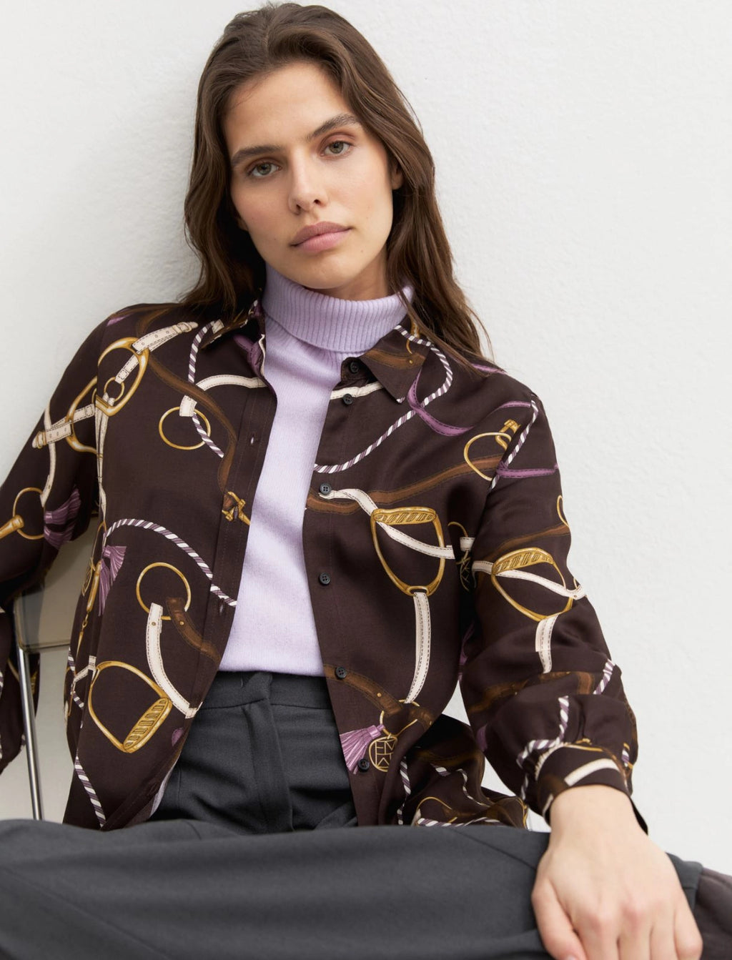 EMME MARELLA  Viscose twill shirt