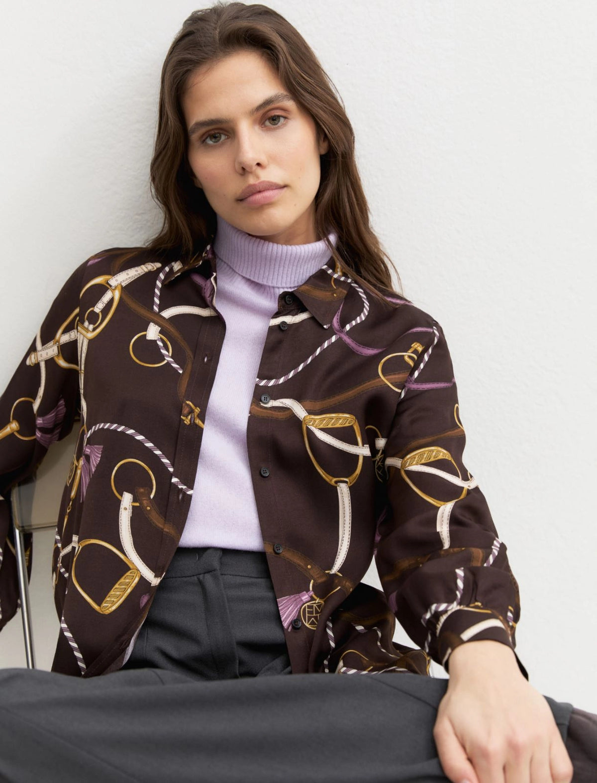 EMME MARELLA  Viscose twill shirt
