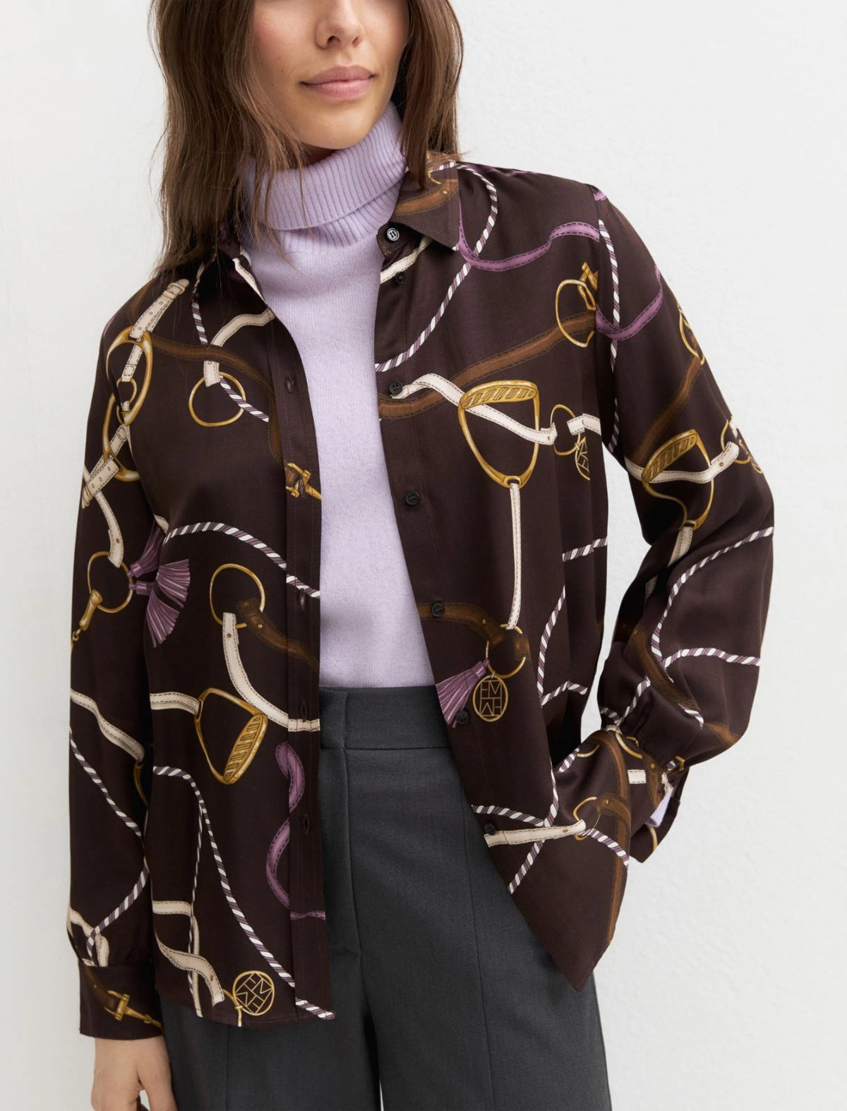 EMME MARELLA  Viscose twill shirt