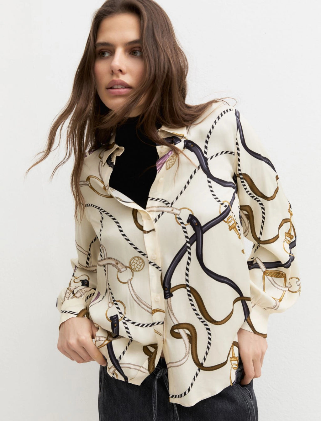 EMME MARELLA  Viscose twill shirt