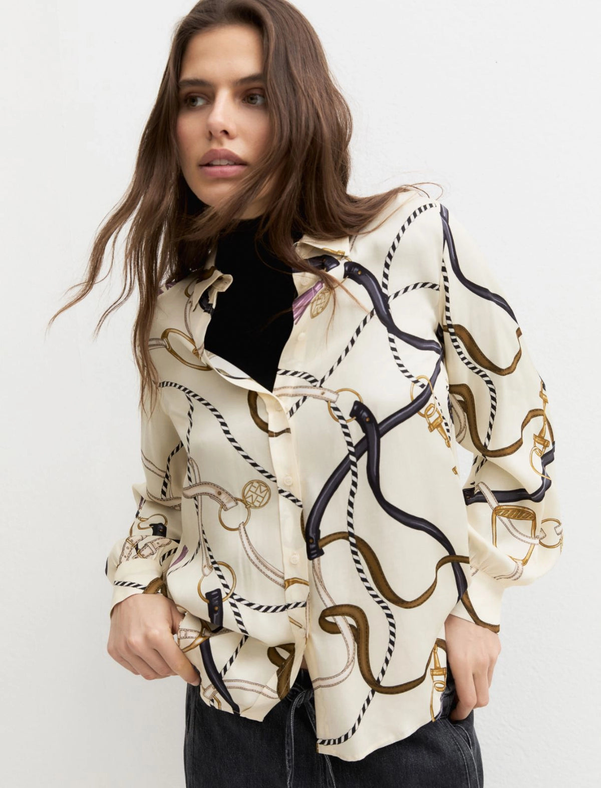 EMME MARELLA  Viscose twill shirt