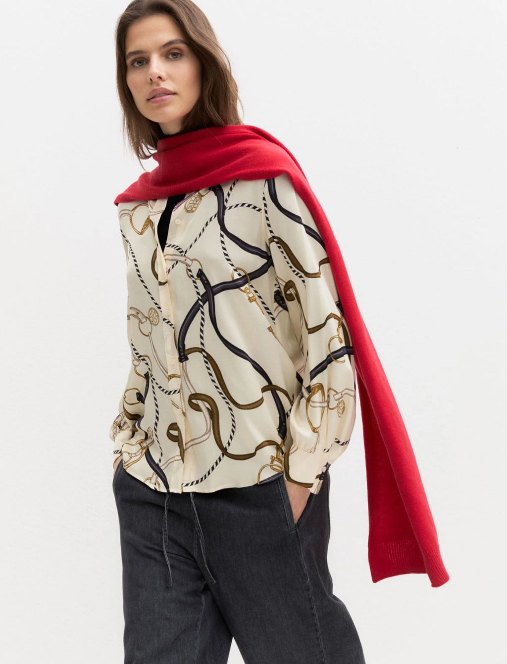 EMME MARELLA  Viscose twill shirt