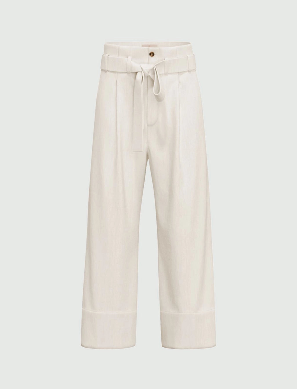 EMME MARELLA Belted poplin trousers