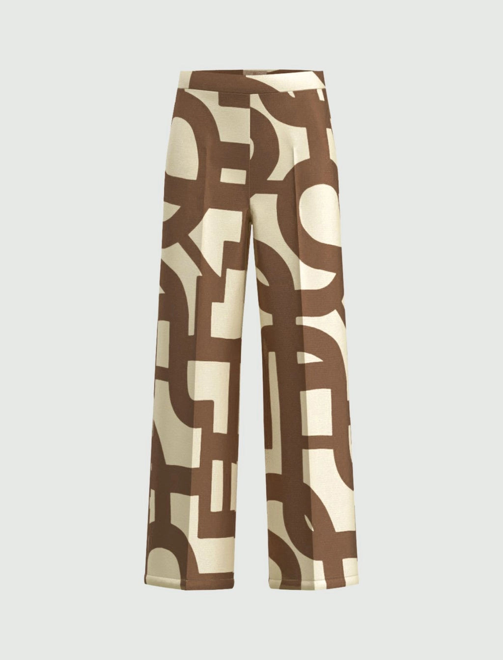 EMME MARELLA Printed twill trousers