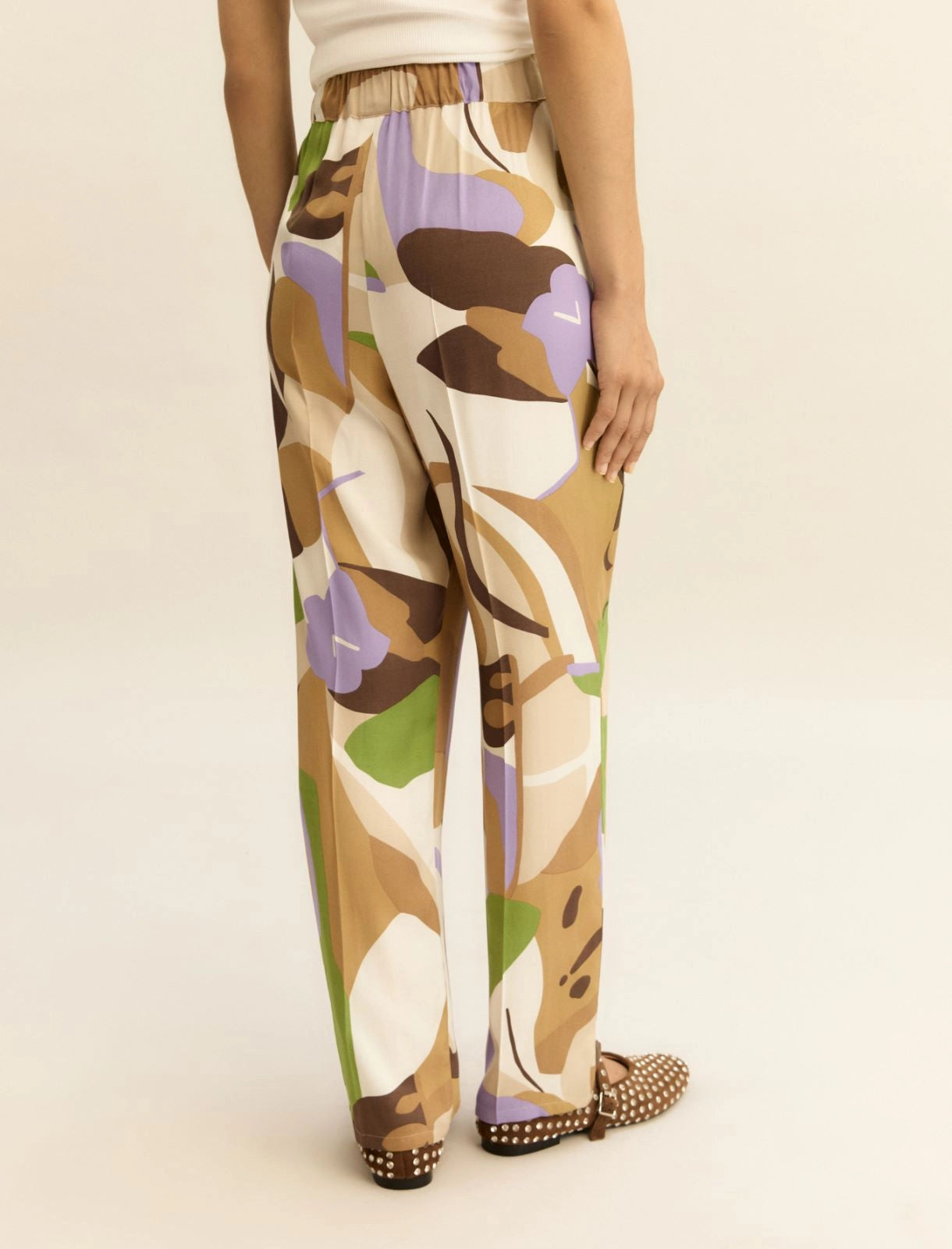 Twill joggers - SAND