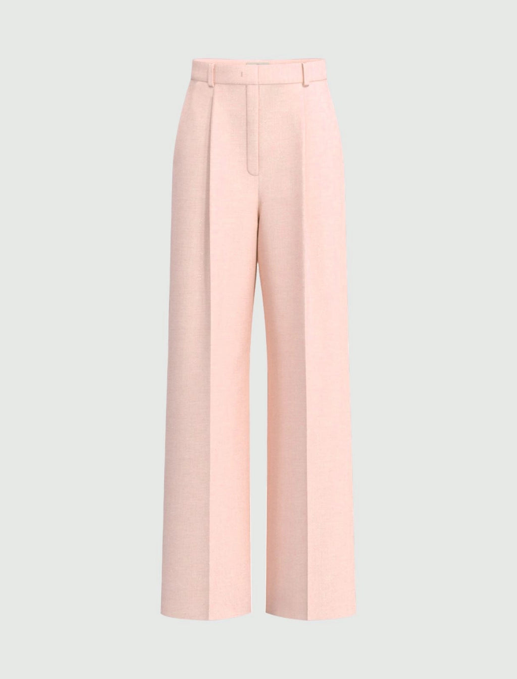 Lamé-adorned viscose trousers - PINK