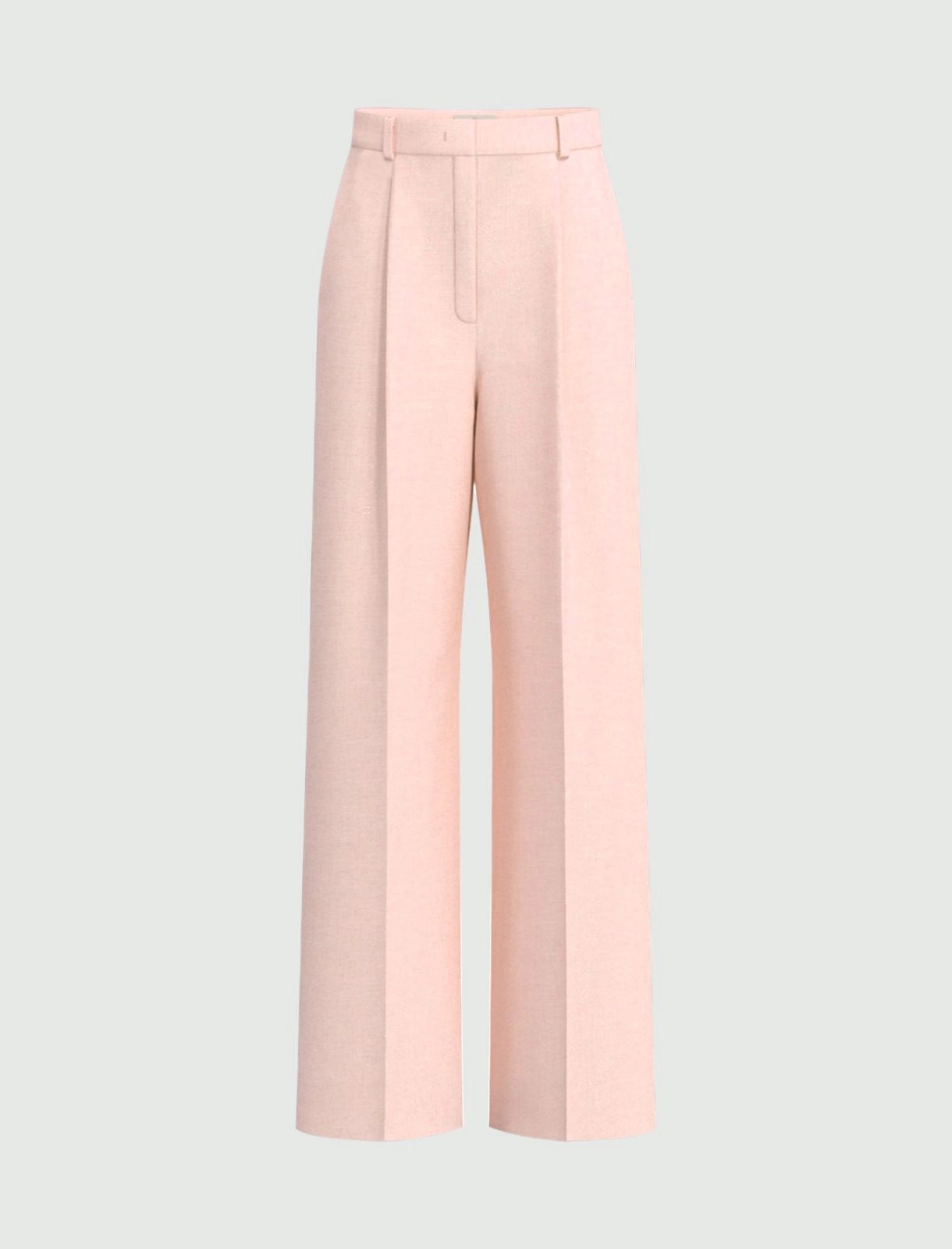 Lamé-adorned viscose trousers - PINK