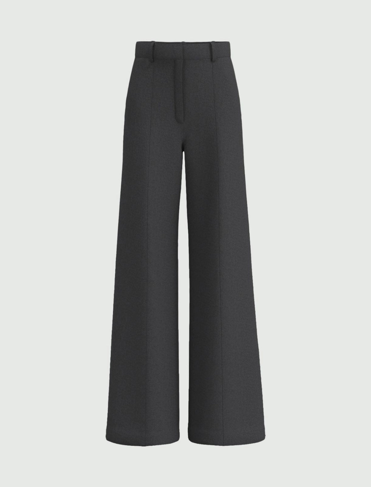 EMME MARELLA   Wide flared trousers - DARK GREY