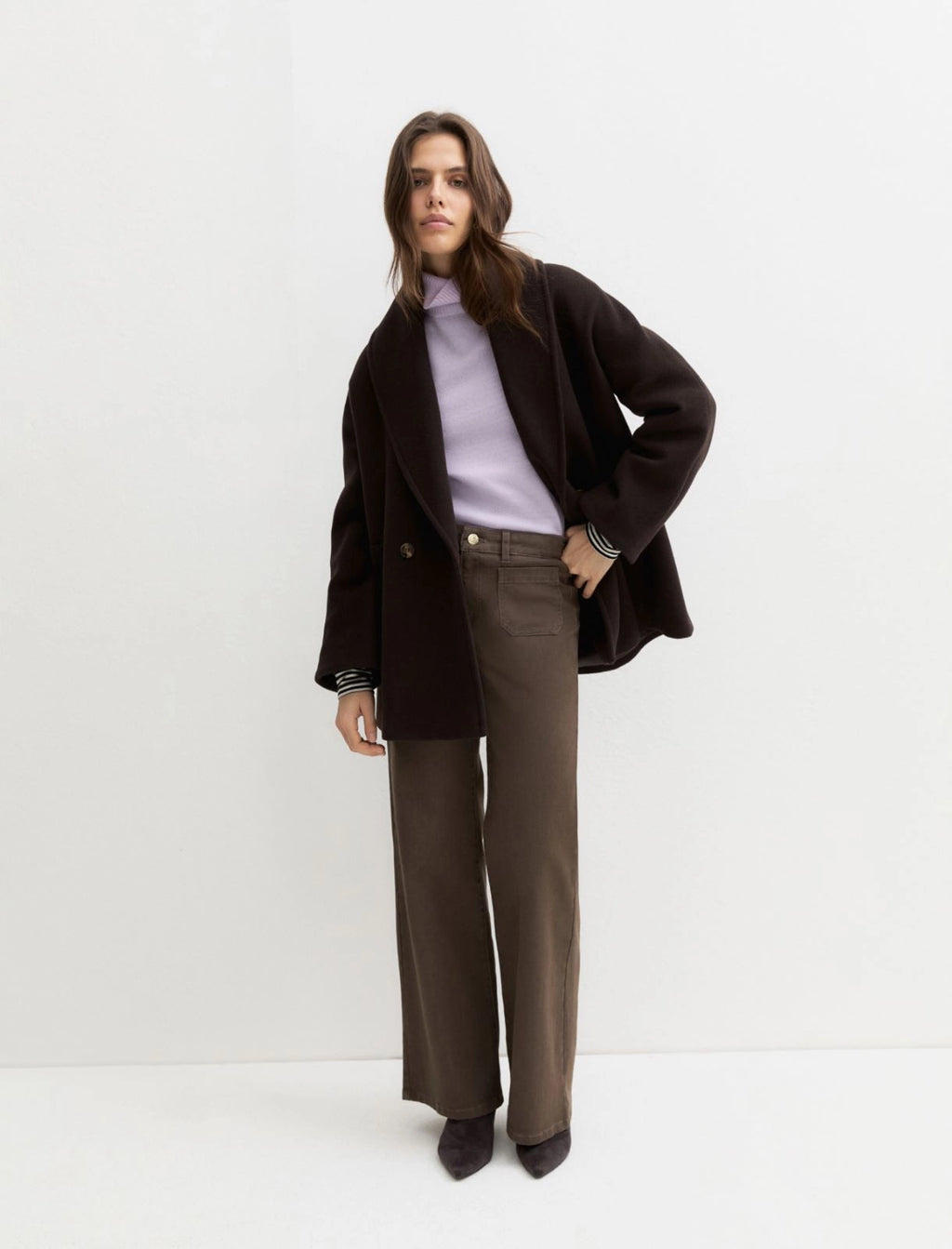 EMME MARELLA  Wide trousers
