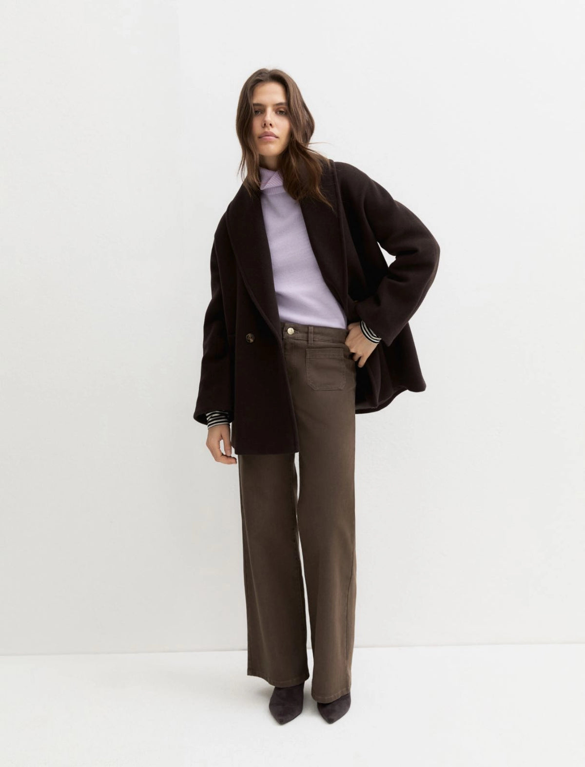EMME MARELLA  Wide trousers
