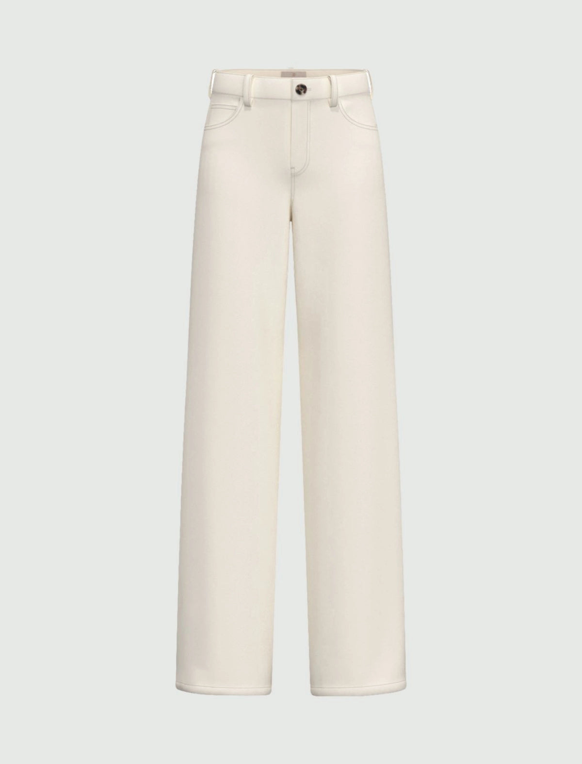 EMME MARELLA Stretch satin five-pocket trousers