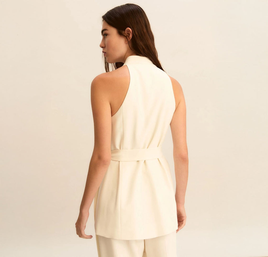 EMME MARELLA Sleeveless criss-cross top