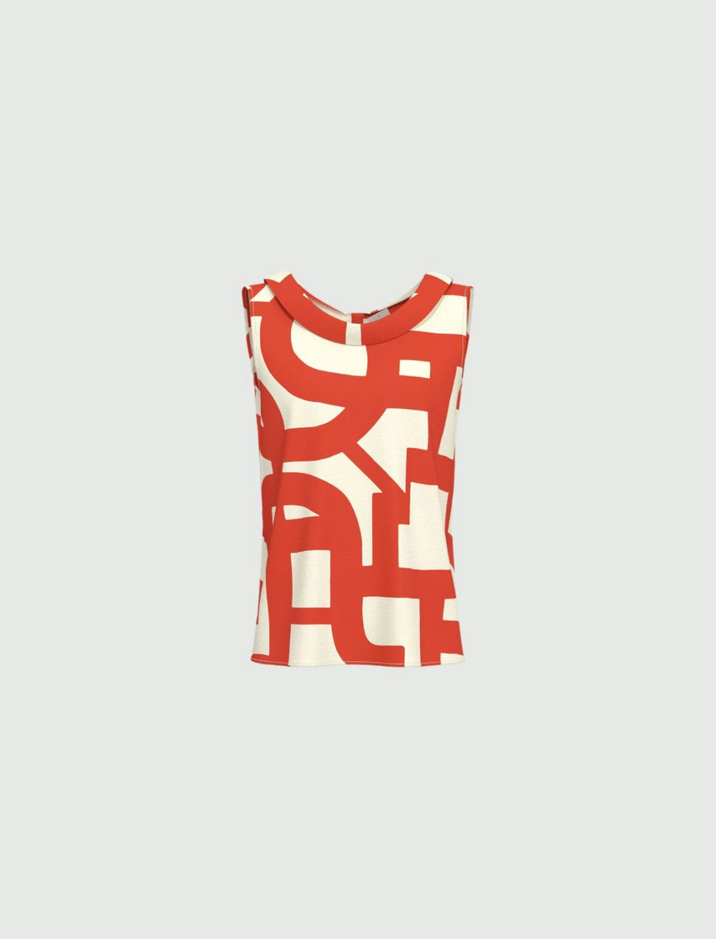 EMME MARELLA Sleeveless twill top