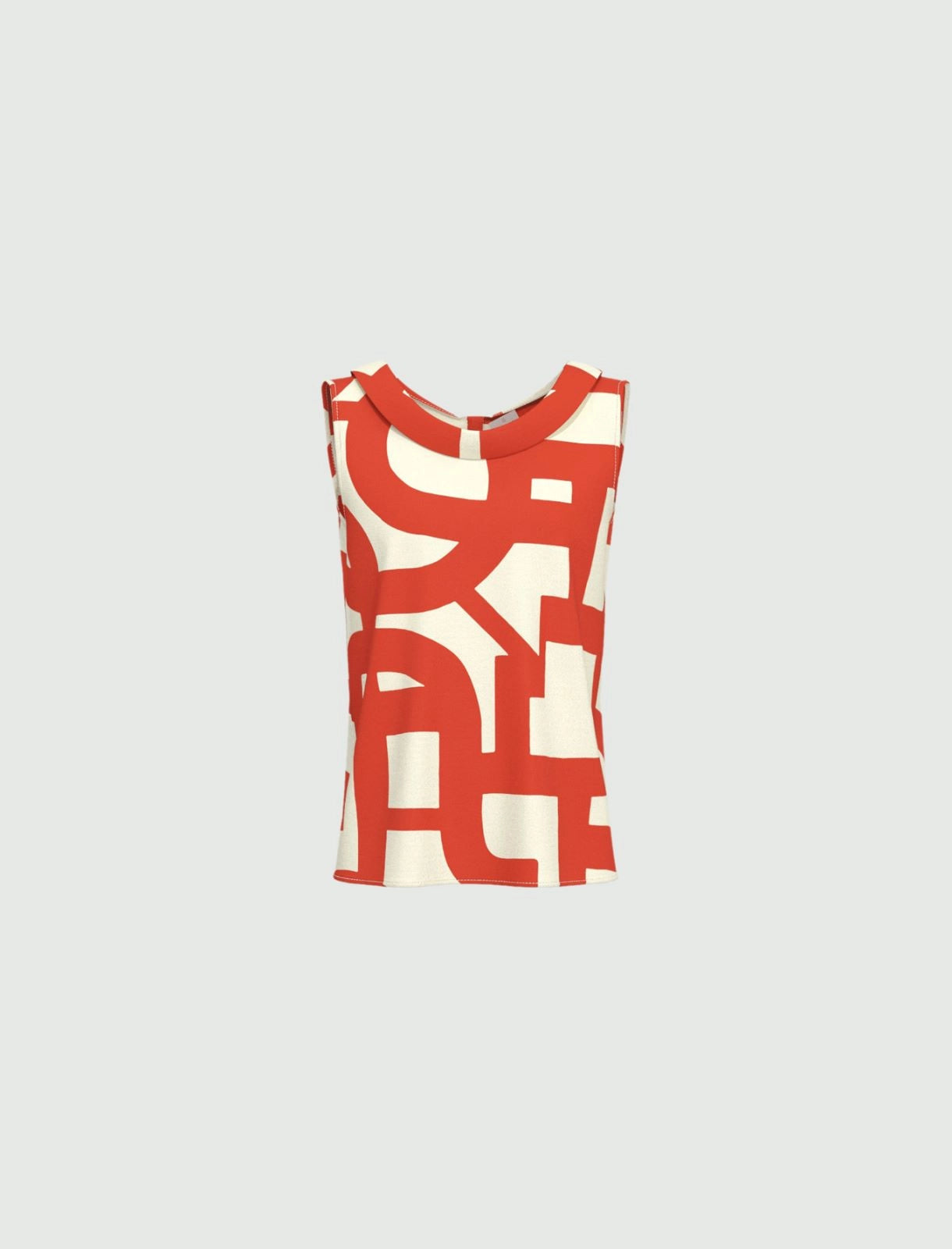 EMME MARELLA Sleeveless twill top