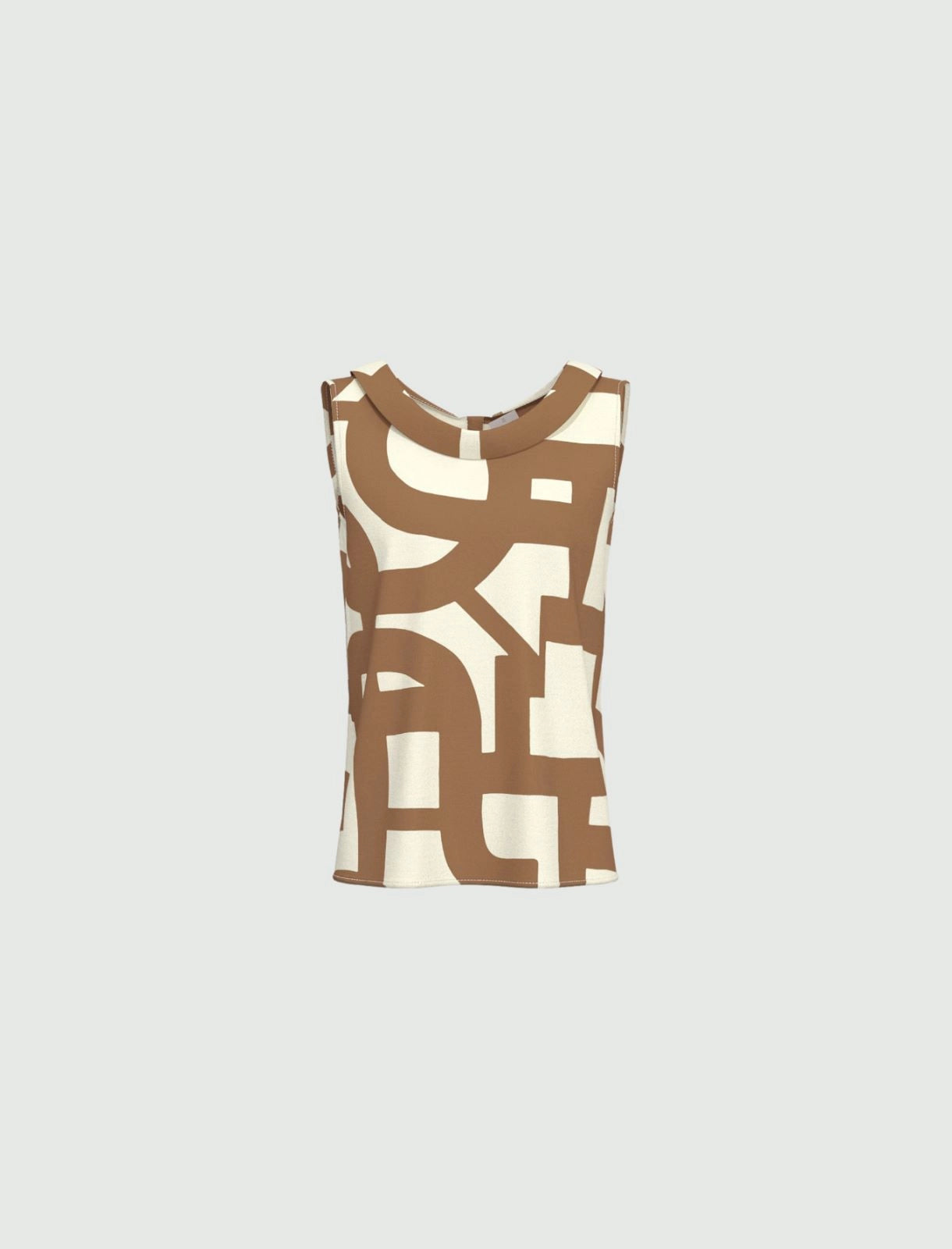 EMME MARELLA Sleeveless twill top