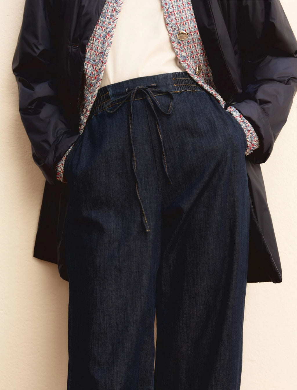 Stretch denim trousers - BLUE JEANS