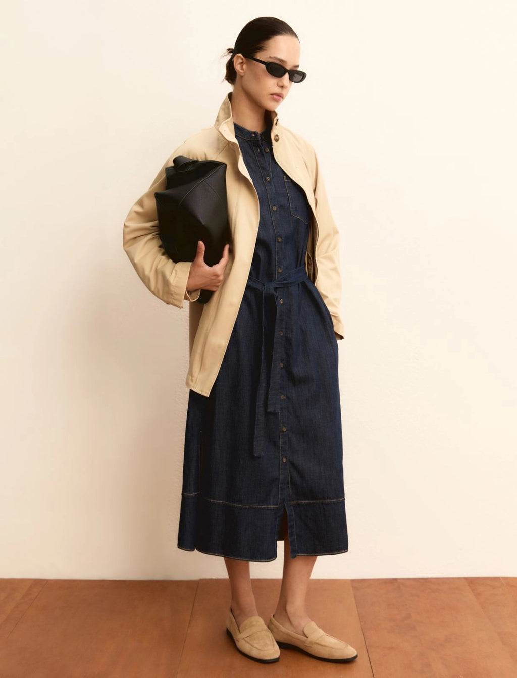 EMME MARELLA Stretch denim dress