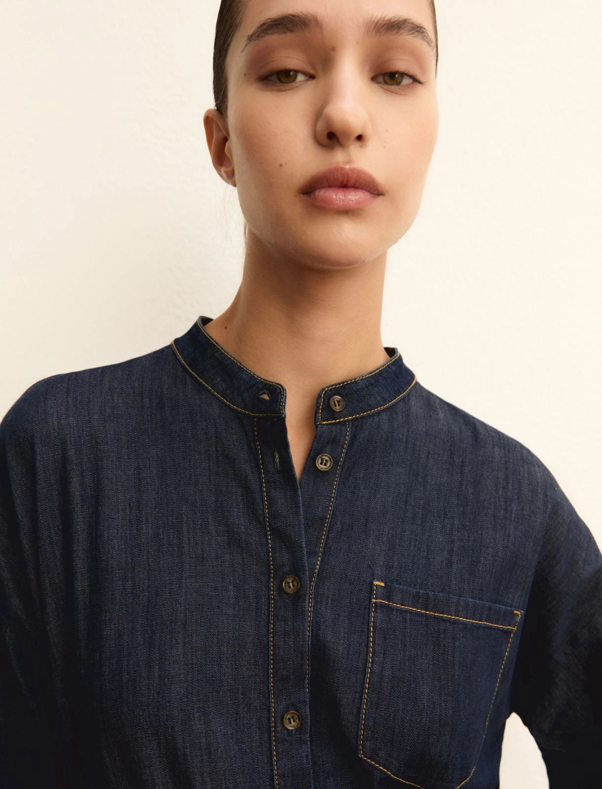 EMME MARELLA Stretch denim dress