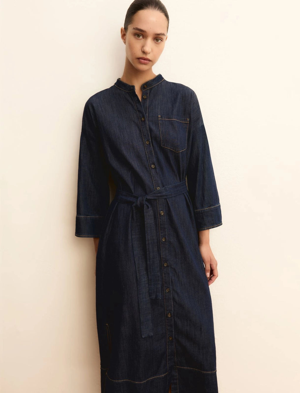 EMME MARELLA Stretch denim dress