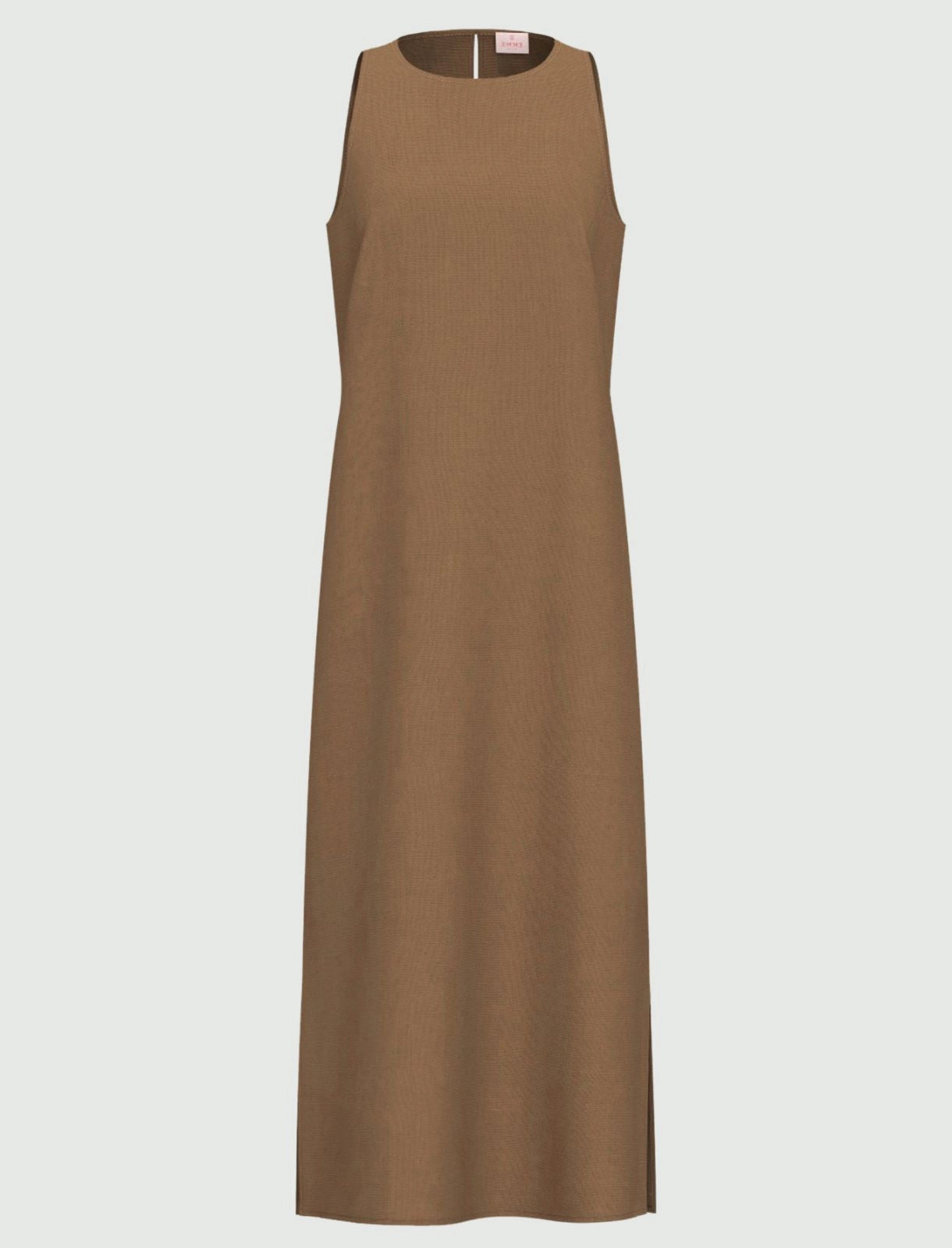 EMME MARELLA Straight-fit linen canvas dress