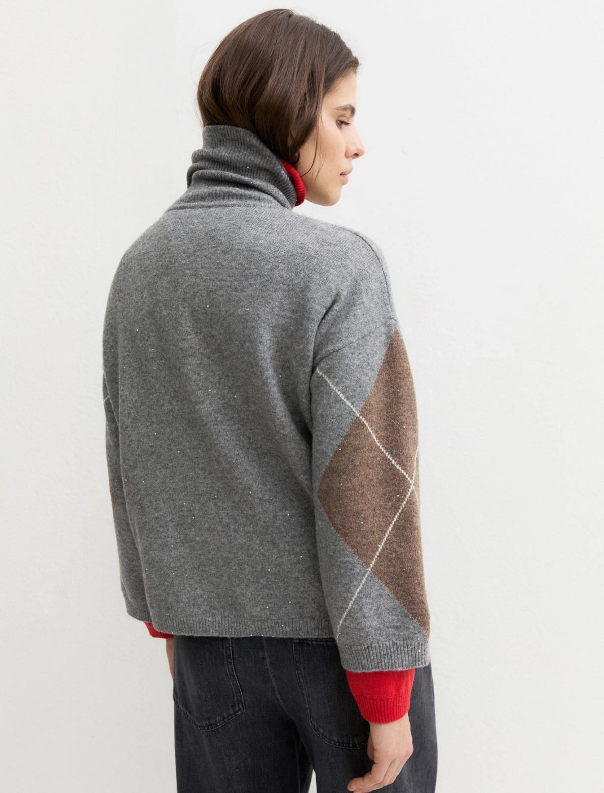 EMME MARELLA Soft sequinned wool-blend jumper