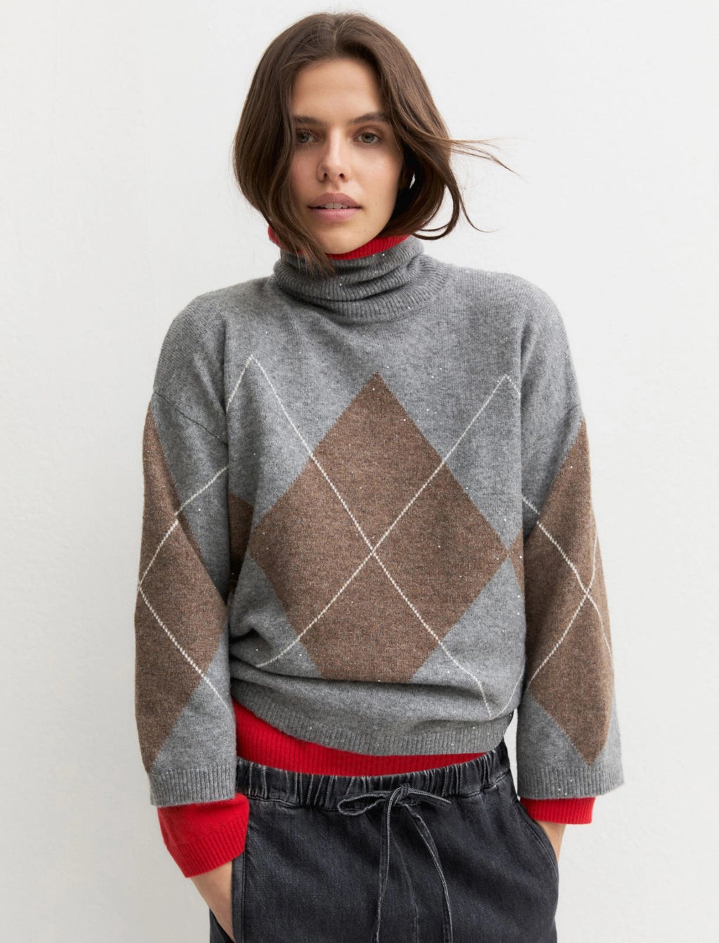EMME MARELLA Soft sequinned wool-blend jumper