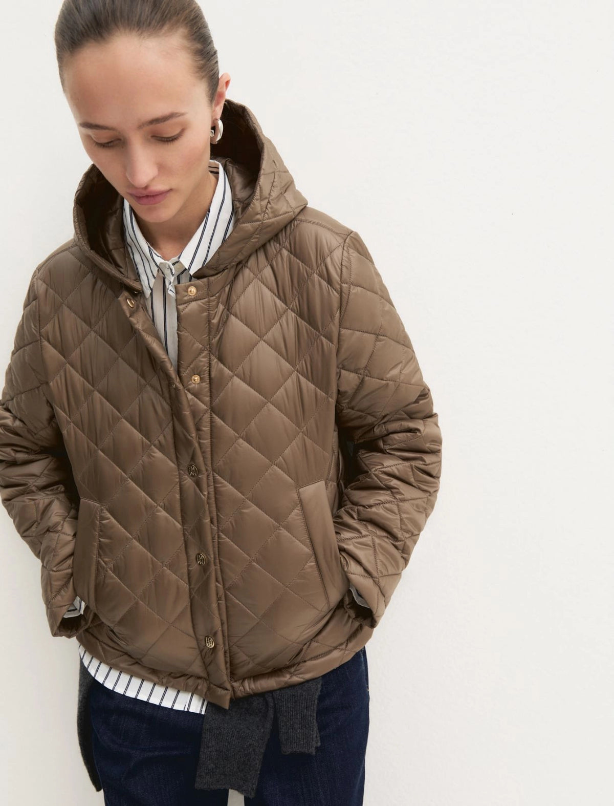 EMME MARELLA Water-repellent quilted jacket