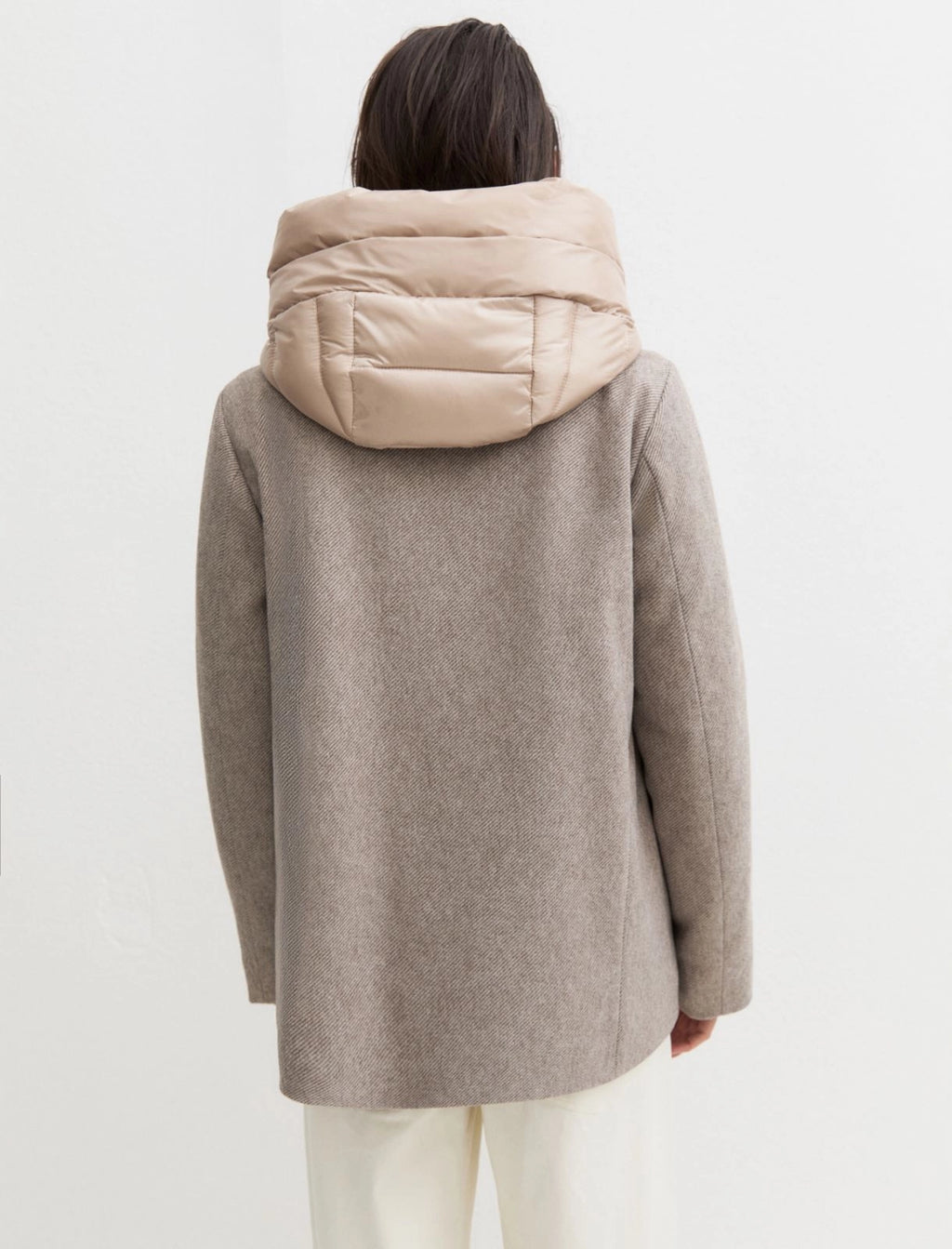 EMME MARELLA Hooded cloth jacket