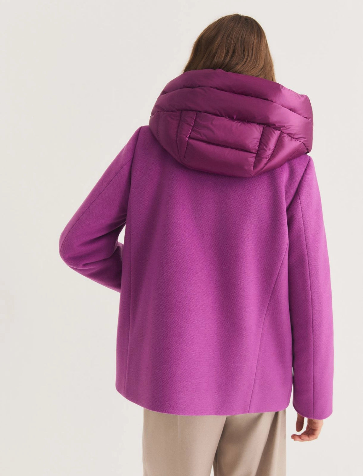 EMME MARELLA Padded soft-cloth jacket