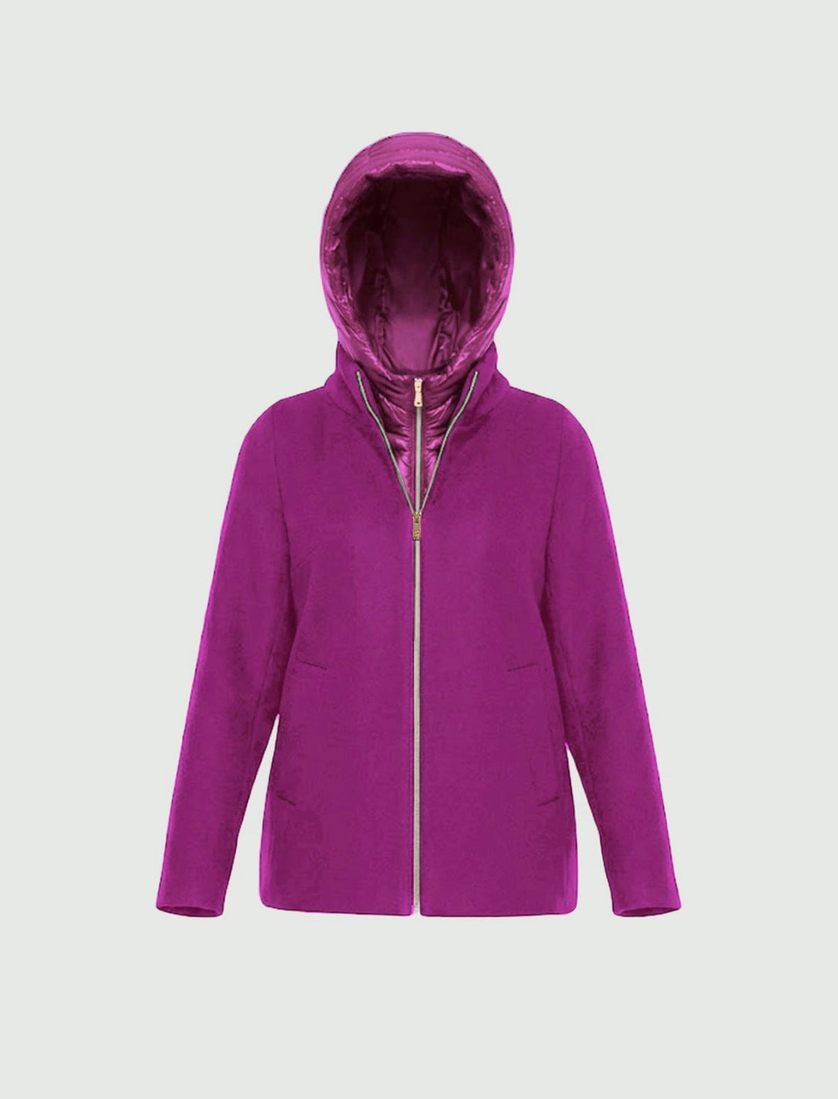EMME MARELLA Padded soft-cloth jacket
