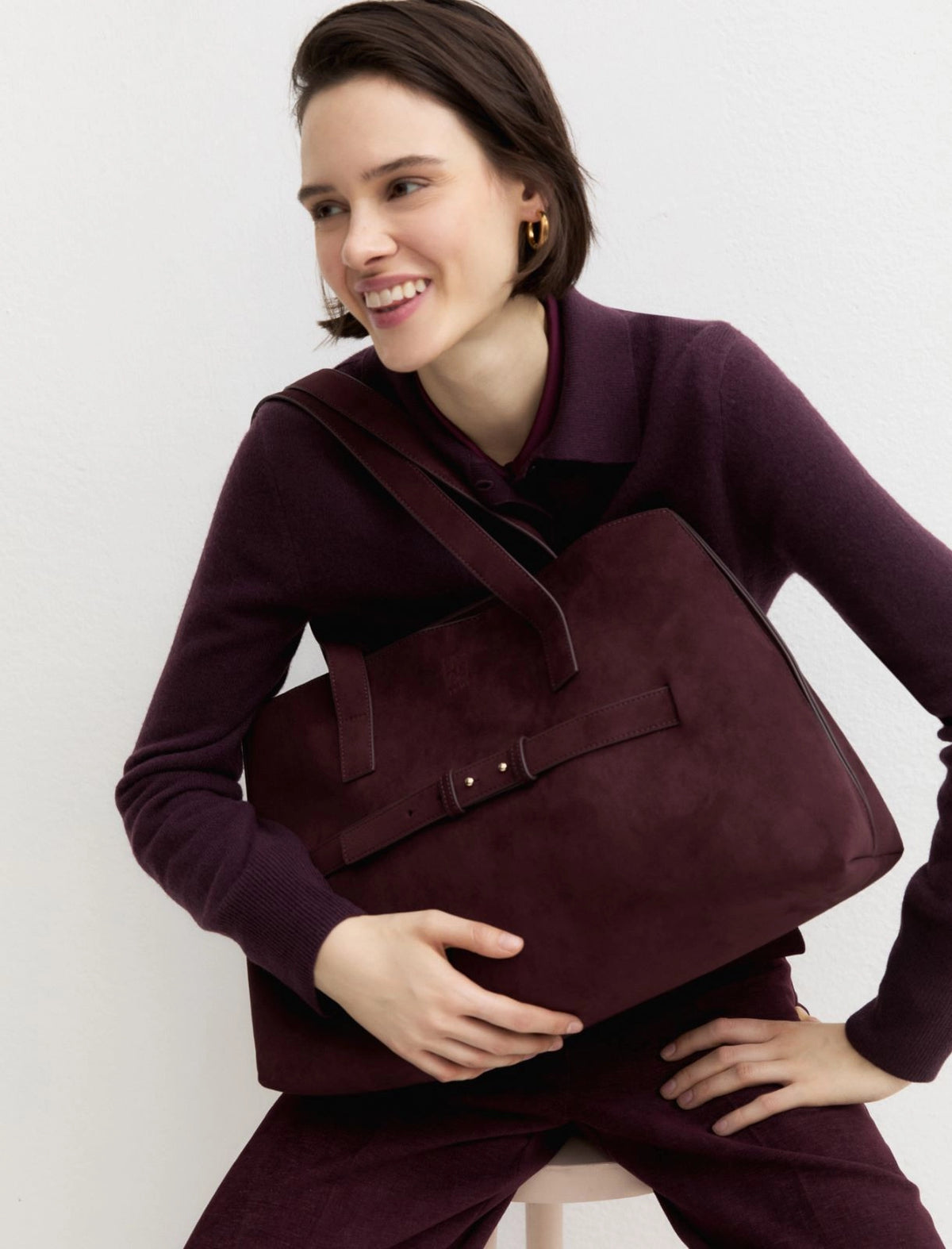 EMME MARELLA Strap-detail tote bag