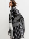EMME MARELLA Emmegram jacquard stole
