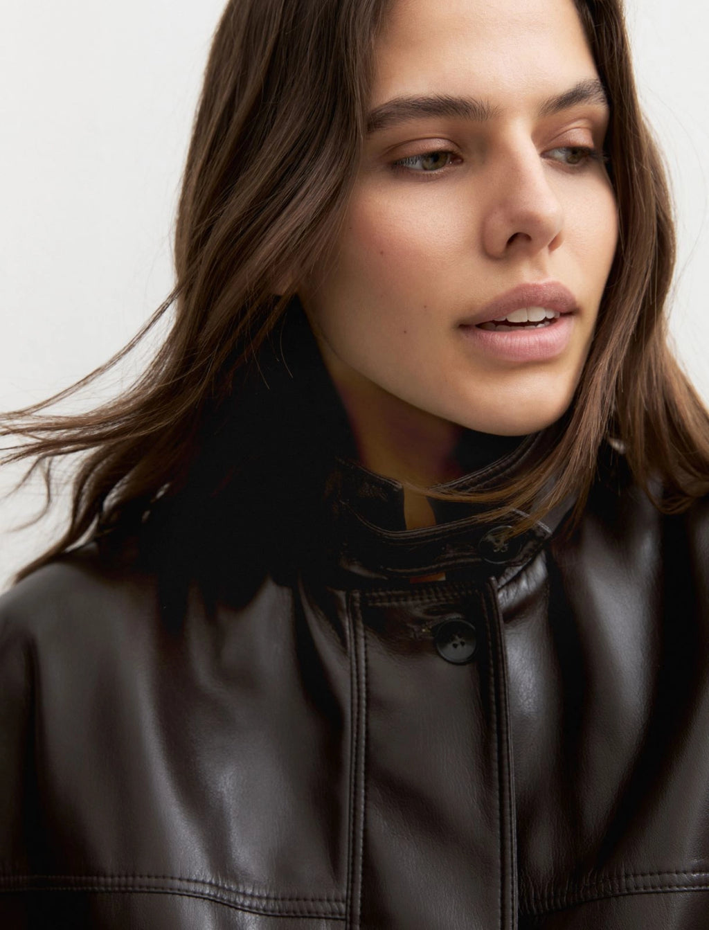 EMME MARELLA Oversized coated jersey bomber jacket