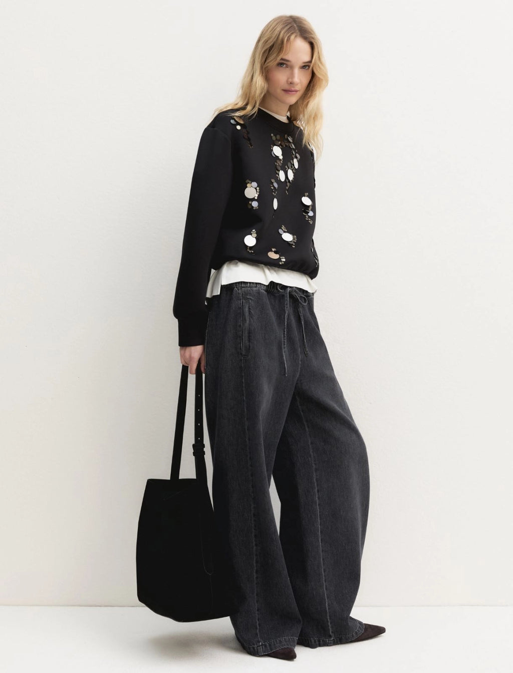 EMME MARELLA Sequinned sweatshirt